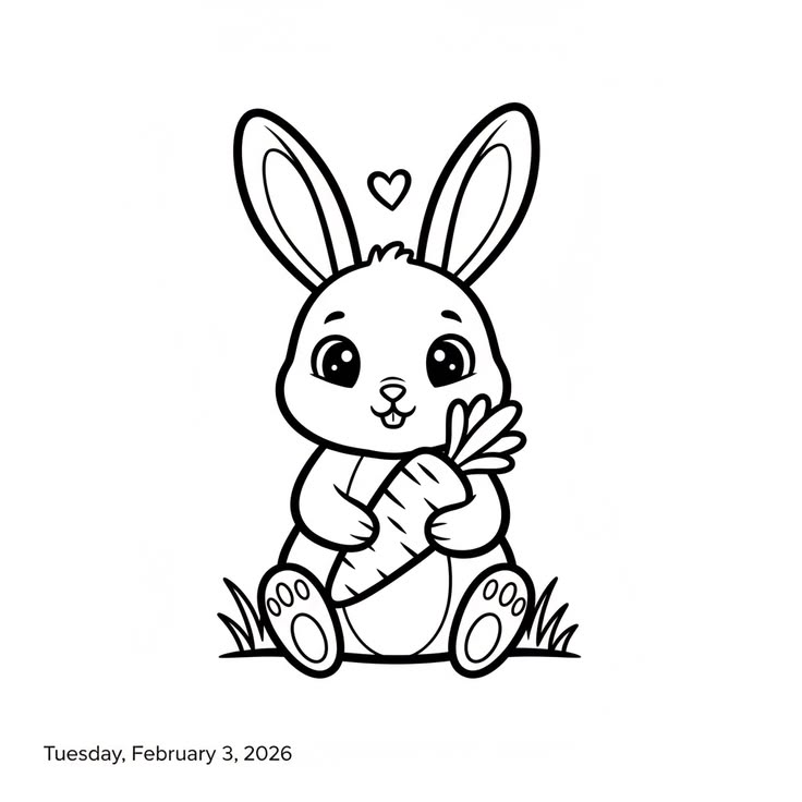 Bunny with Carrot