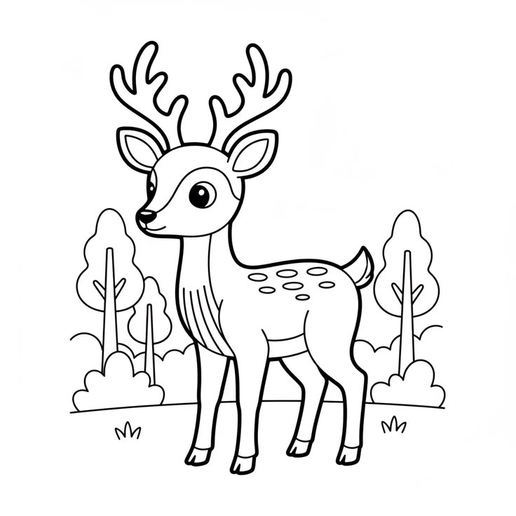 Deer in Forest