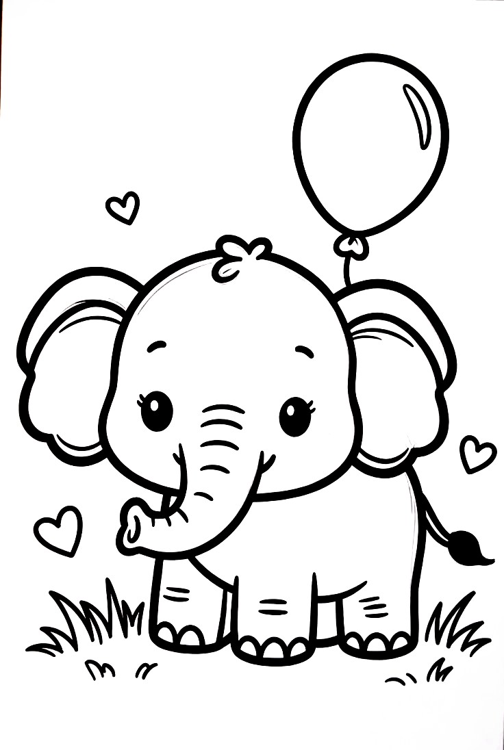 Elephant & Balloon